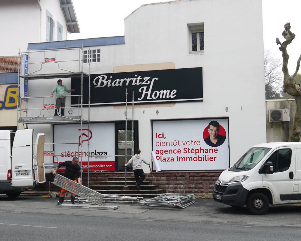 Peintures intérieures et extérieures Plaza immobilier Biarritz
