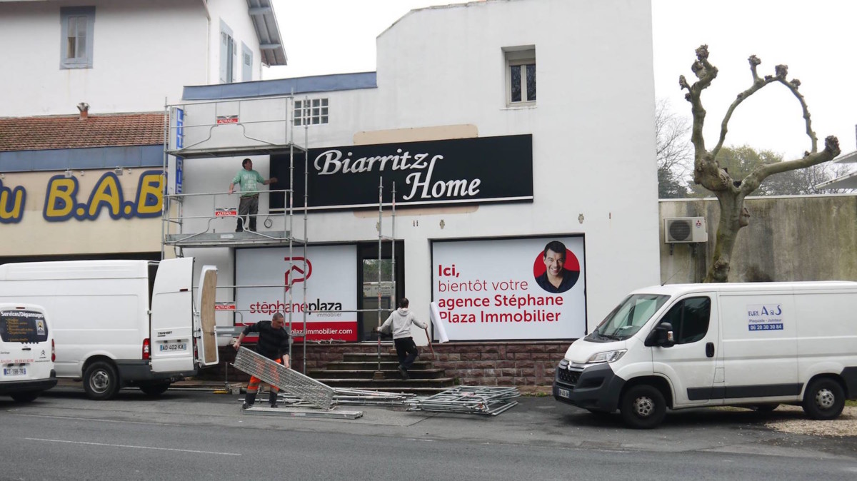 Peintures intérieures et extérieures Plaza immobilier Biarritz